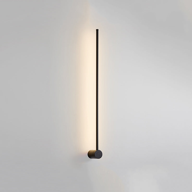 Edge Wall Lamp Minimalist Swivelling Linear Outdoor Black Garden