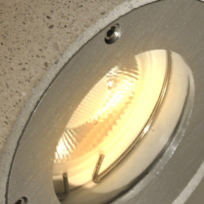 Edge Wall Lamp Minimalist Cylindrical LED Outdoor Garden Corridor Cement