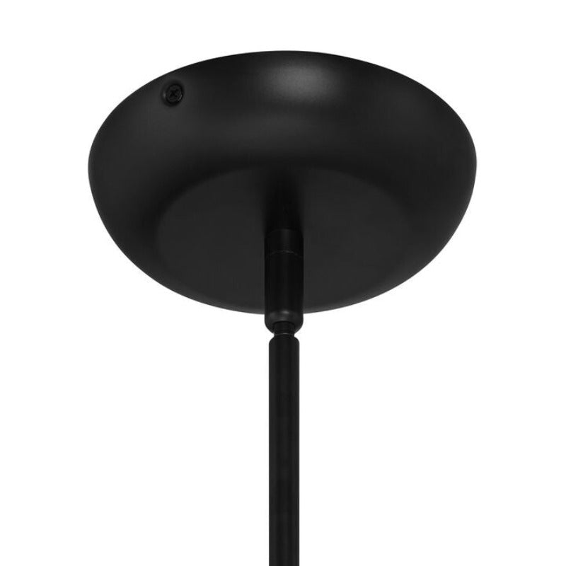 Elys Chandelier Modern Black Metal LED Living Room Bedroom