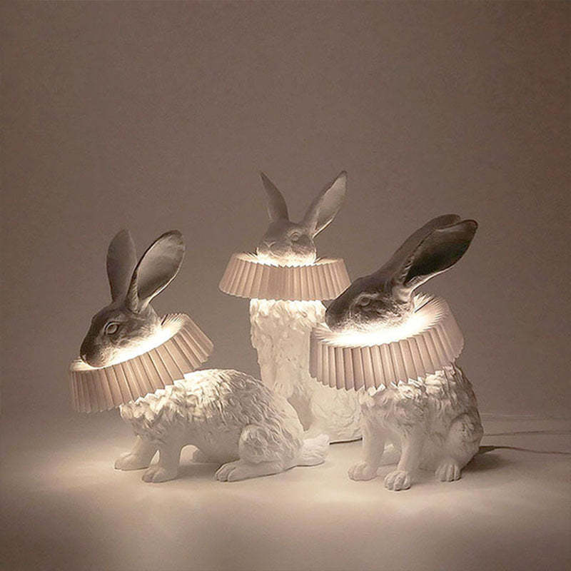 Yono Table Lamp Decorative Modern Resin Rabbit Bedroom