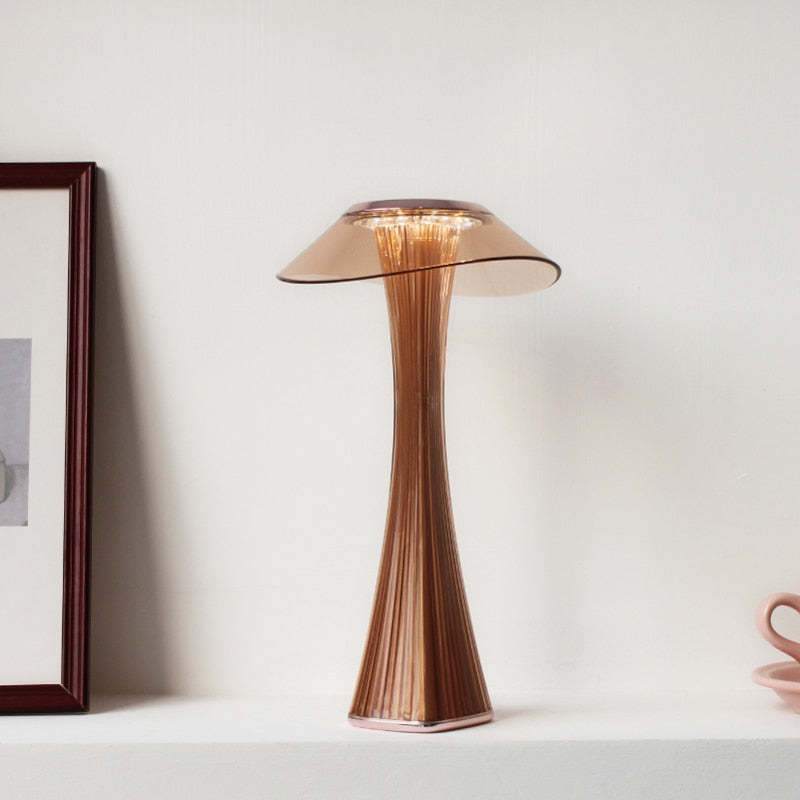 Mode Table Lamp Modern with Mushroom Acrylic Living Room