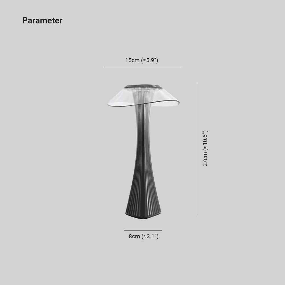 Mode Table Lamp Modern with Mushroom Acrylic Living Room