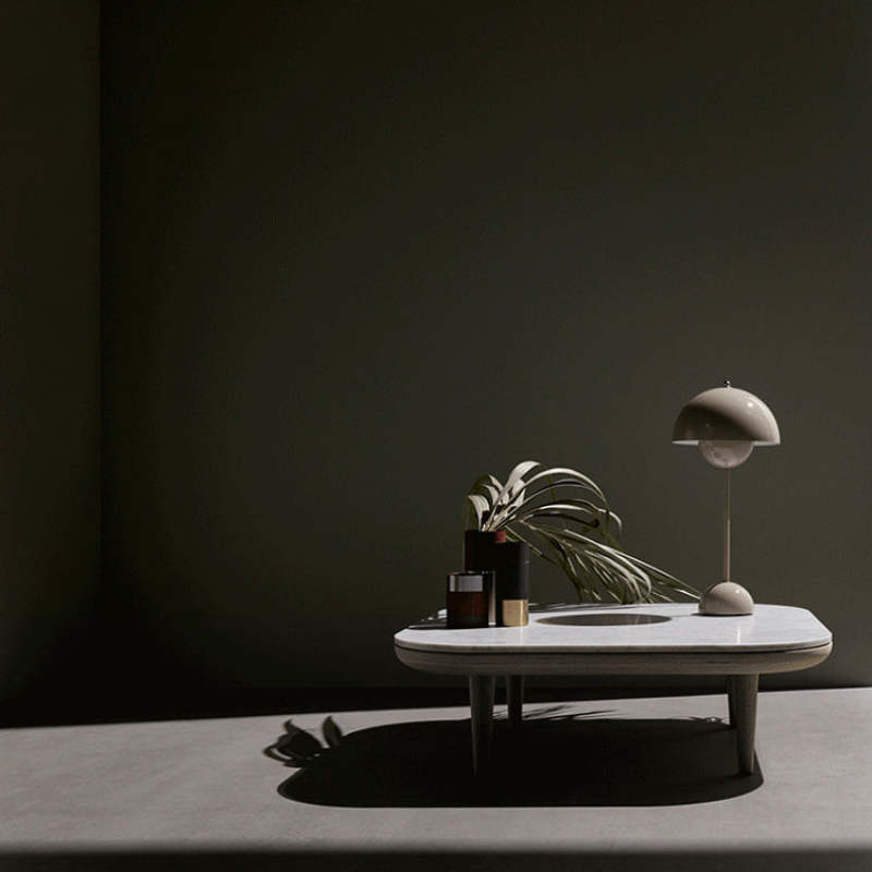 Halo Table Lamp Rechargeable Mushroom Various Colours Living Room