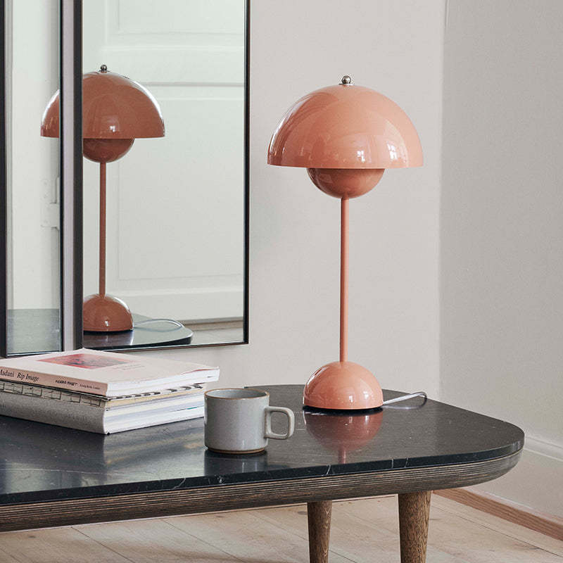 Halo Table Lamp Rechargeable Mushroom Various Colours Living Room