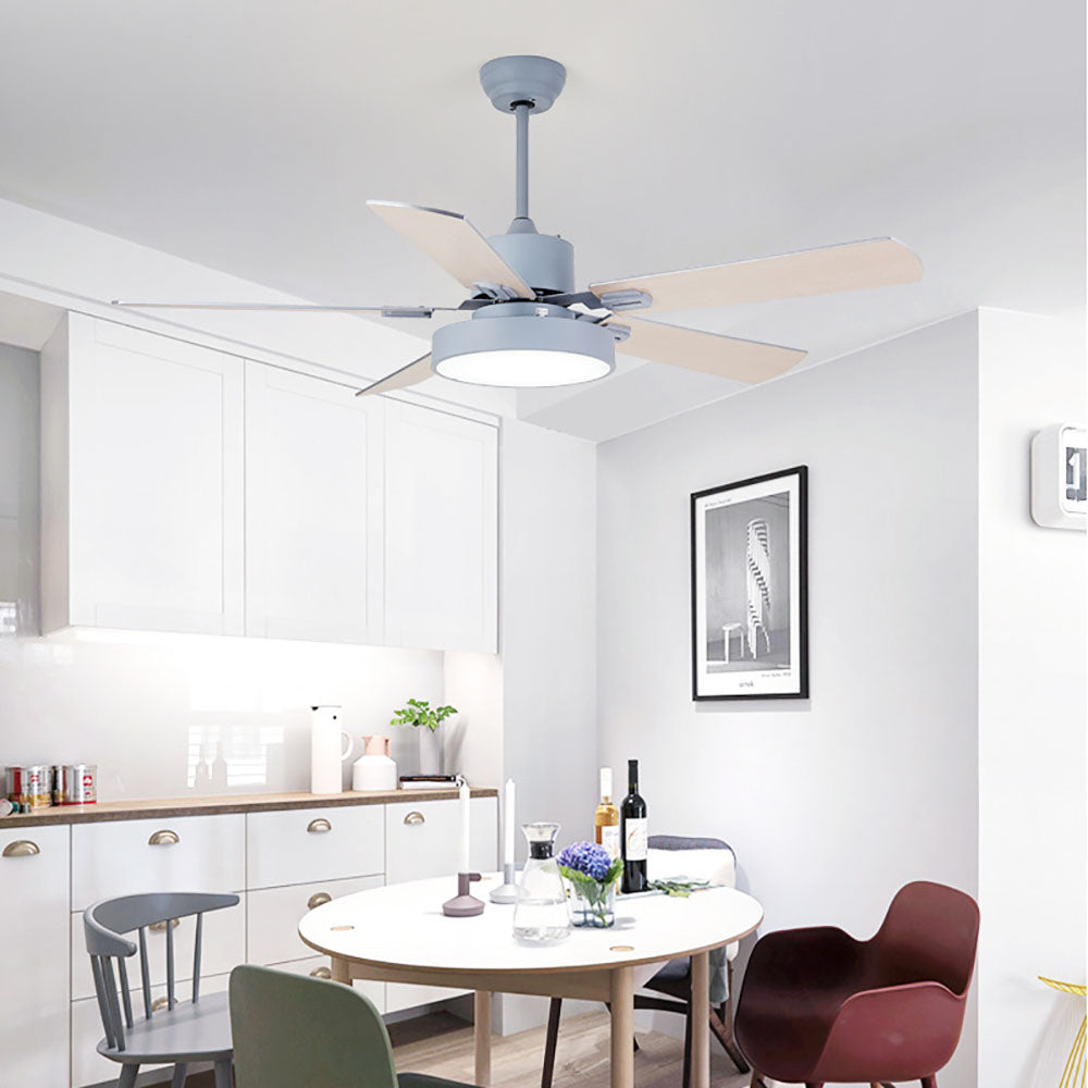 Haven Ceiling Fan With Light 5 Blades with Light Living Room Bedroom