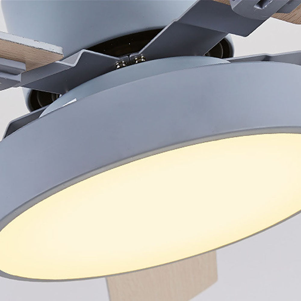 Haven Ceiling Fan With Light 5 Blades with Light Living Room Bedroom