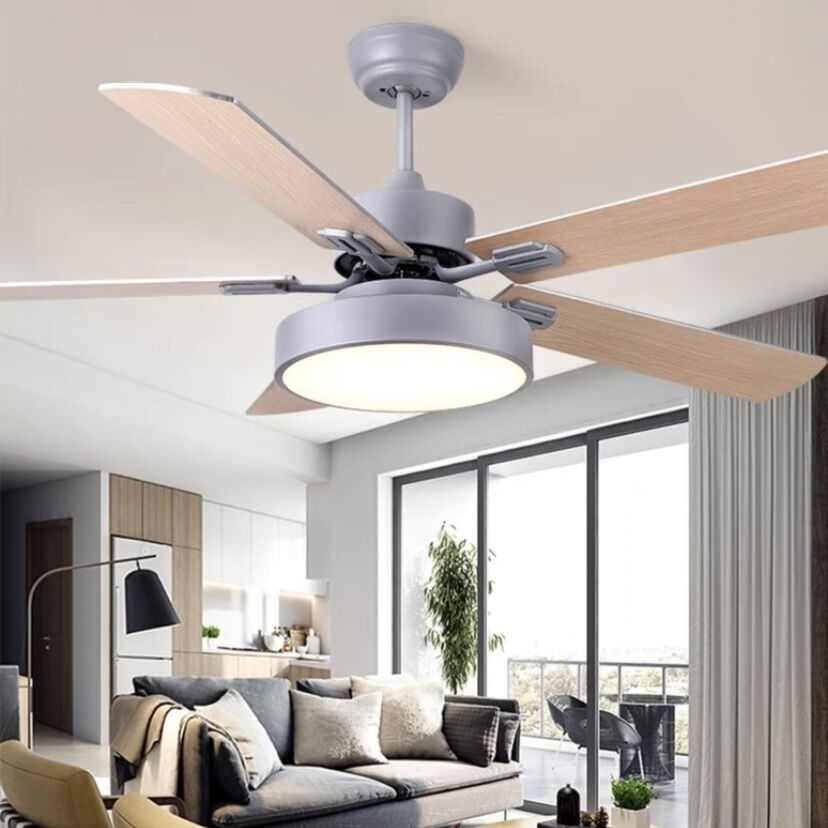 Haven Ceiling Fan With Light 5 Blades with Light Living Room Bedroom
