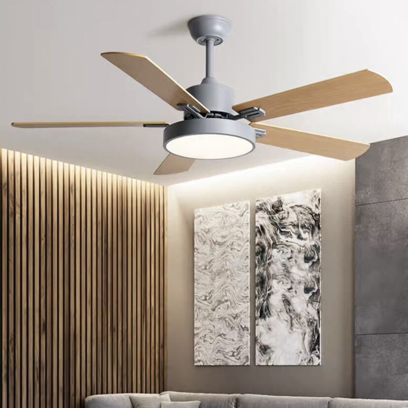 Haven Ceiling Fan With Light 5 Blades with Light Living Room Bedroom