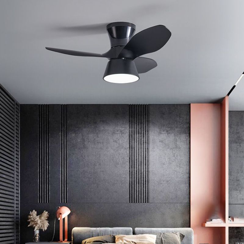 Haven Ceiling Fan With Light Modern Metal Acrylic Living Room