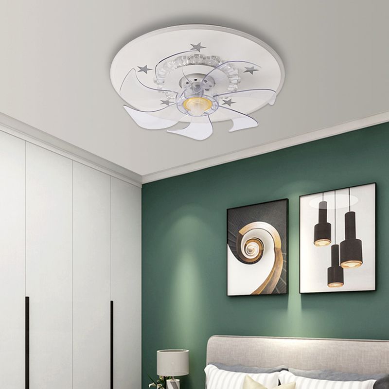 Soleil Ceiling Fan With Light 5 Modern Style Living Room Bedroom