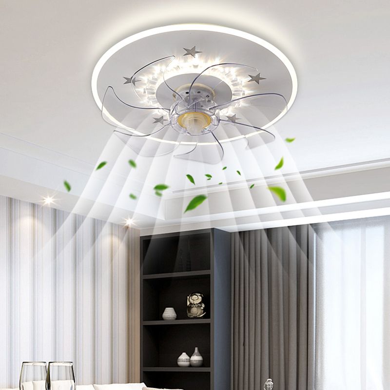 Soleil Ceiling Fan With Light 5 Modern Style Living Room Bedroom