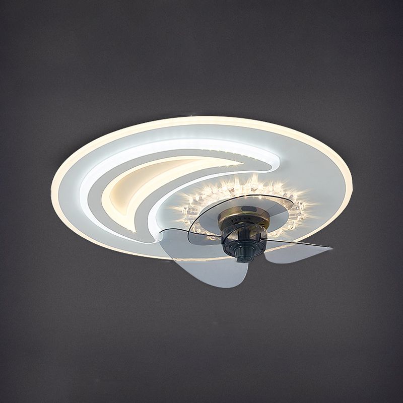 Soleil Ceiling Fan With Light 5 Modern Style Living Room Bedroom