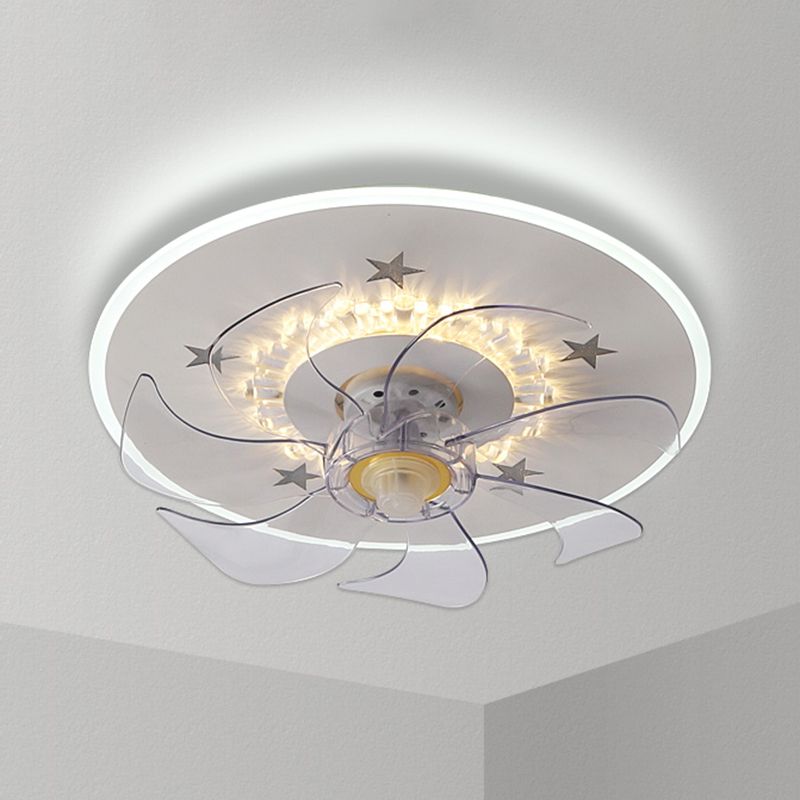 Soleil Ceiling Fan With Light 5 Modern Style Living Room Bedroom