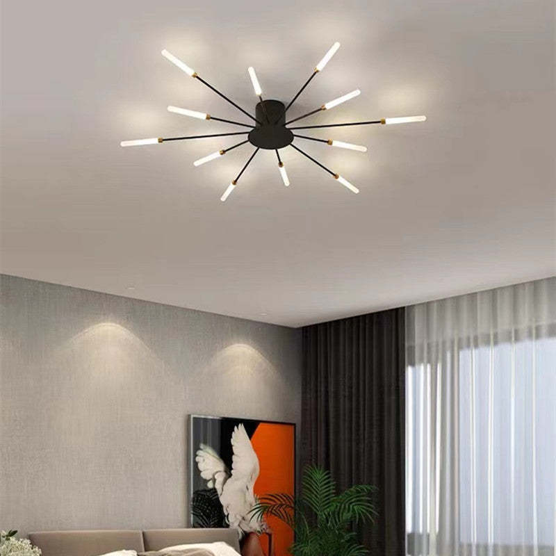 Aura Ceiling Light Recessed LED Fireworks Metal Living Room