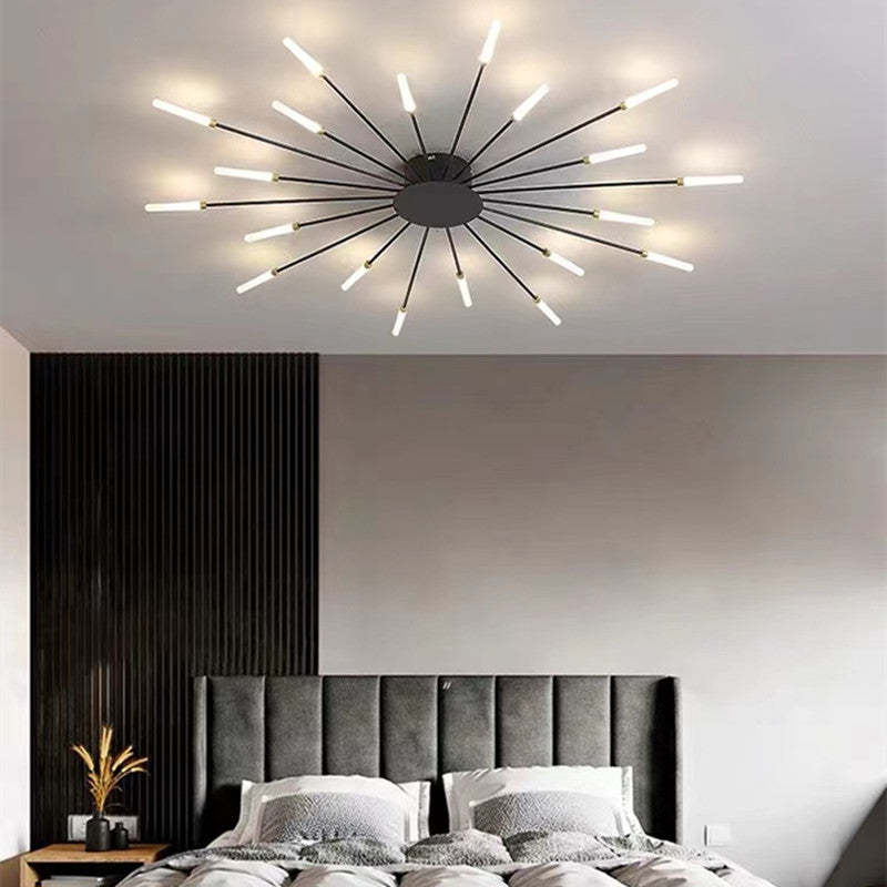 Aura Ceiling Light Recessed LED Fireworks Metal Living Room