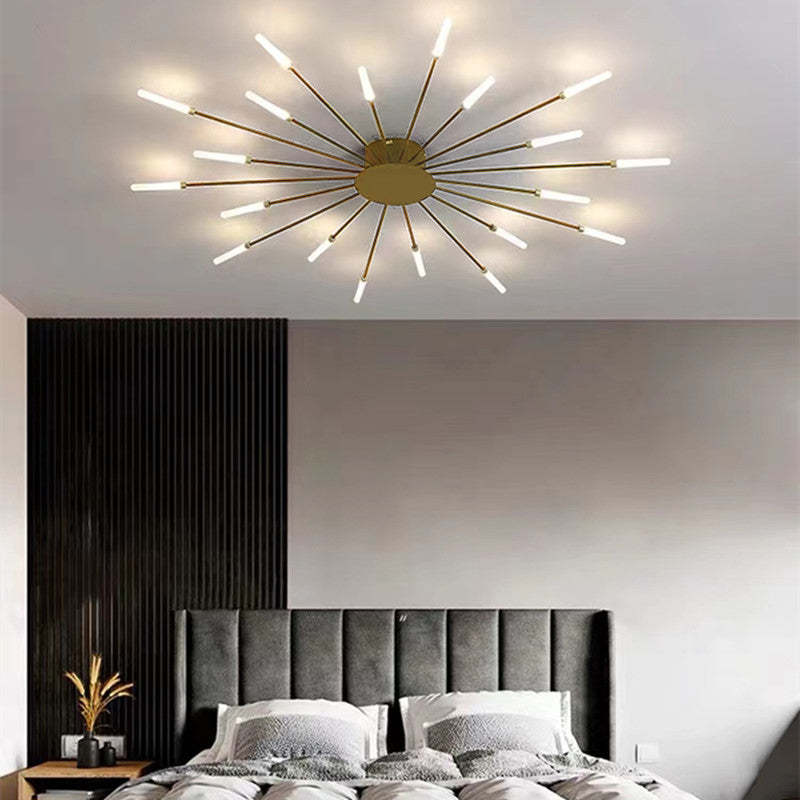 Aura Ceiling Light Recessed LED Fireworks Metal Living Room
