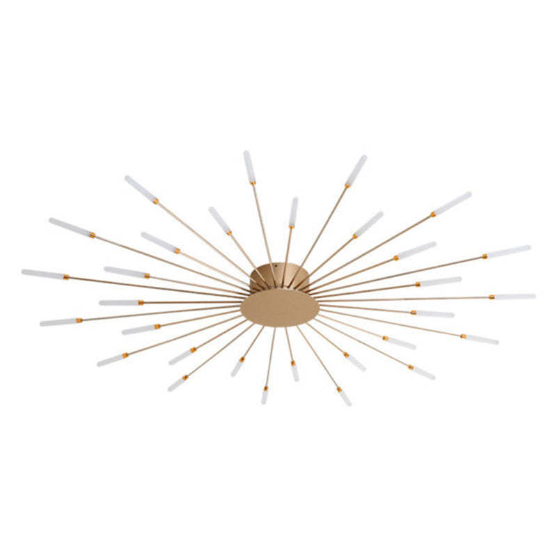 Aura Ceiling Light Recessed LED Fireworks Metal Living Room