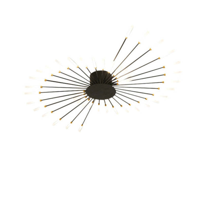 Aura Ceiling Light Recessed LED Fireworks Metal Living Room