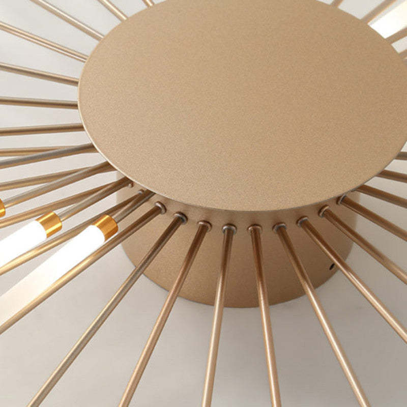Aura Ceiling Light Recessed LED Fireworks Metal Living Room