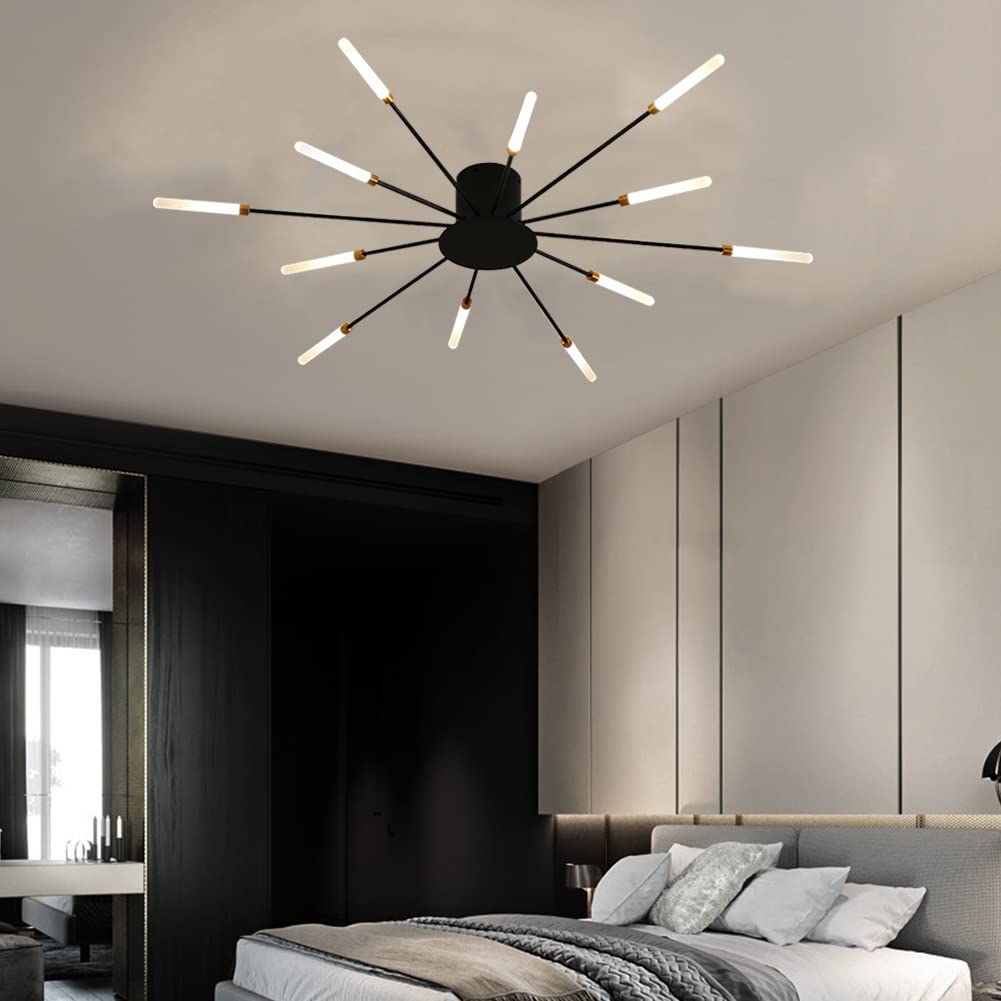 Aura Ceiling Light Recessed LED Fireworks Metal Living Room