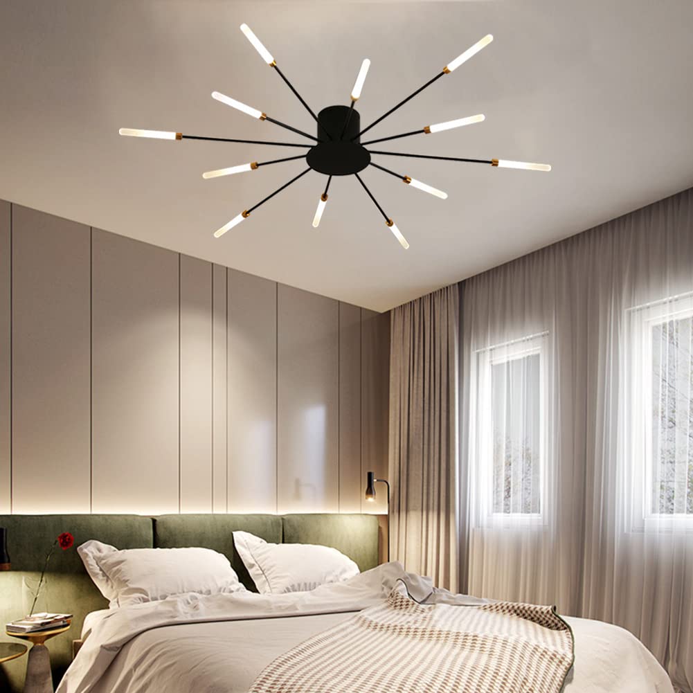 Aura Ceiling Light Recessed LED Fireworks Metal Living Room