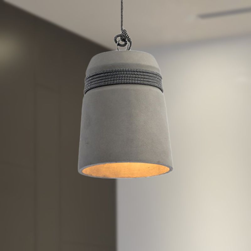 Mode Pendant Light Industrial Cement Metal Living Room Bedroom