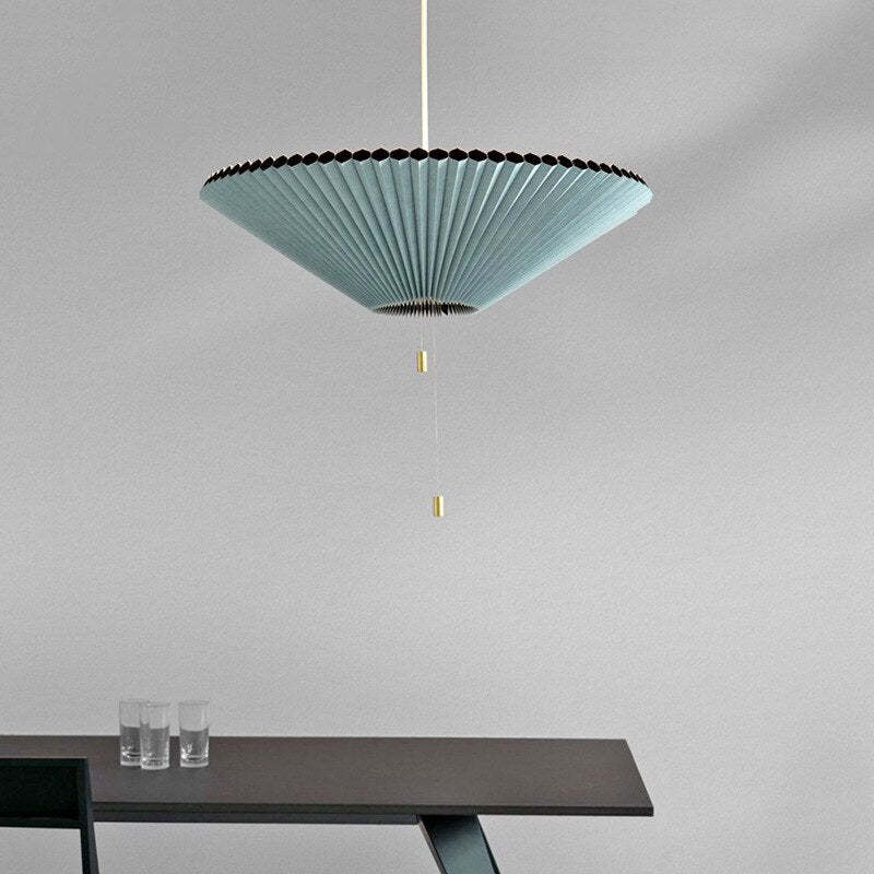 Yono Pendant Light Modern Adjustable Metal Pleats Living Room