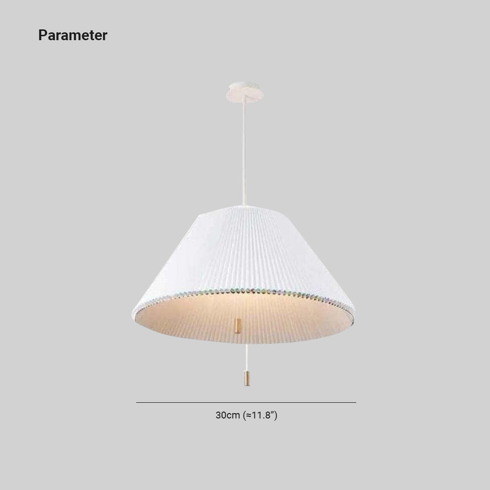 Yono Pendant Light Modern Adjustable Metal Pleats Living Room