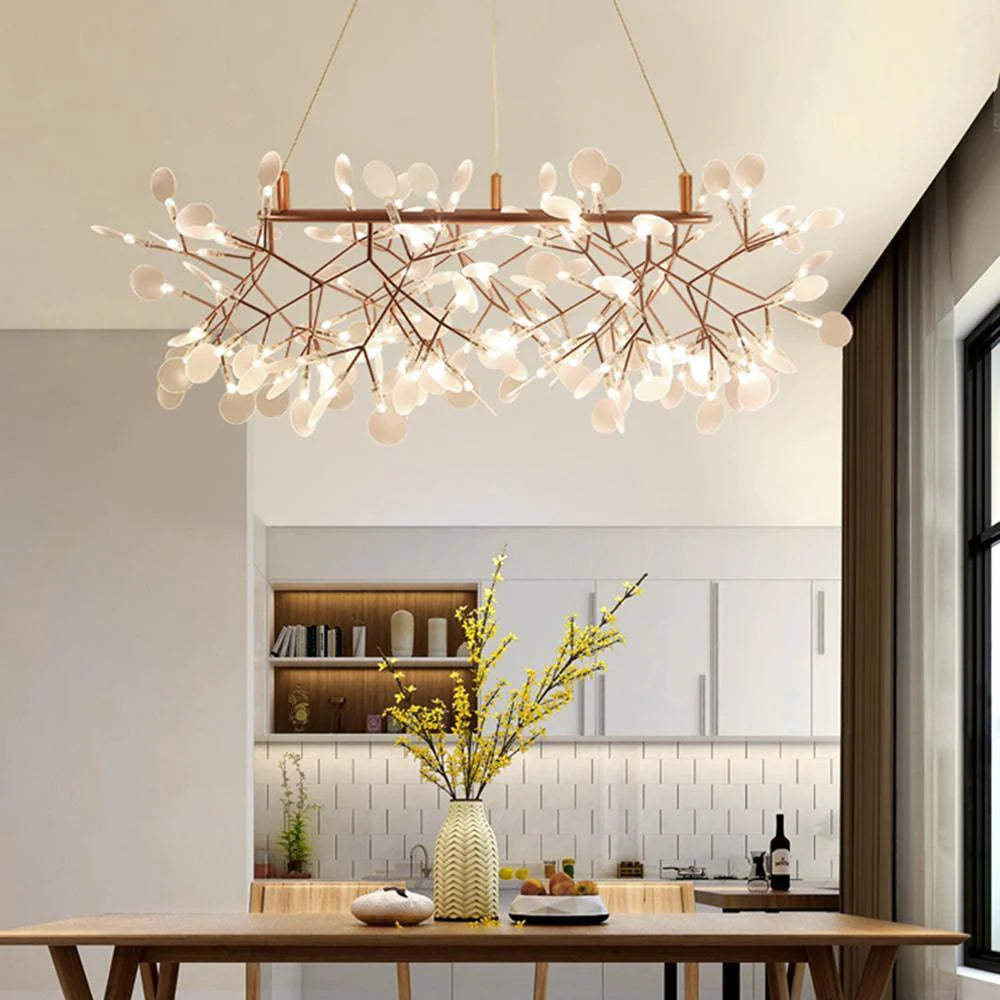 Aura Chandelier Exclusive Firefly Sputnik Art Deco Living Room Bedroom