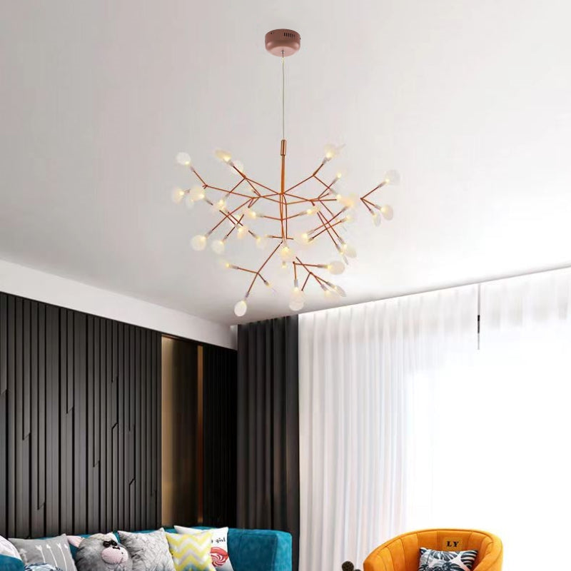 Aura Chandelier Exclusive Firefly Sputnik Art Deco Living Room Bedroom
