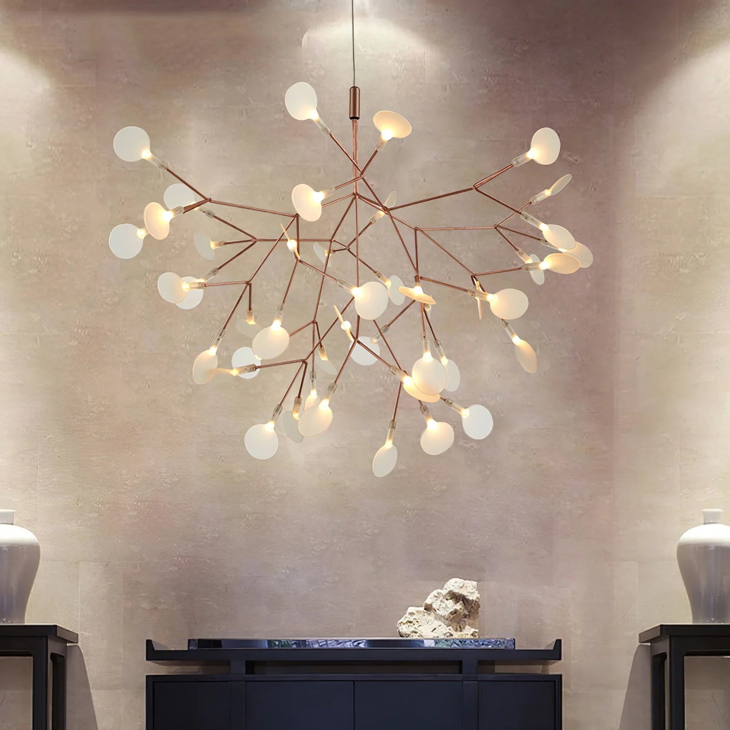 Aura Chandelier Exclusive Firefly Sputnik Art Deco Living Room Bedroom