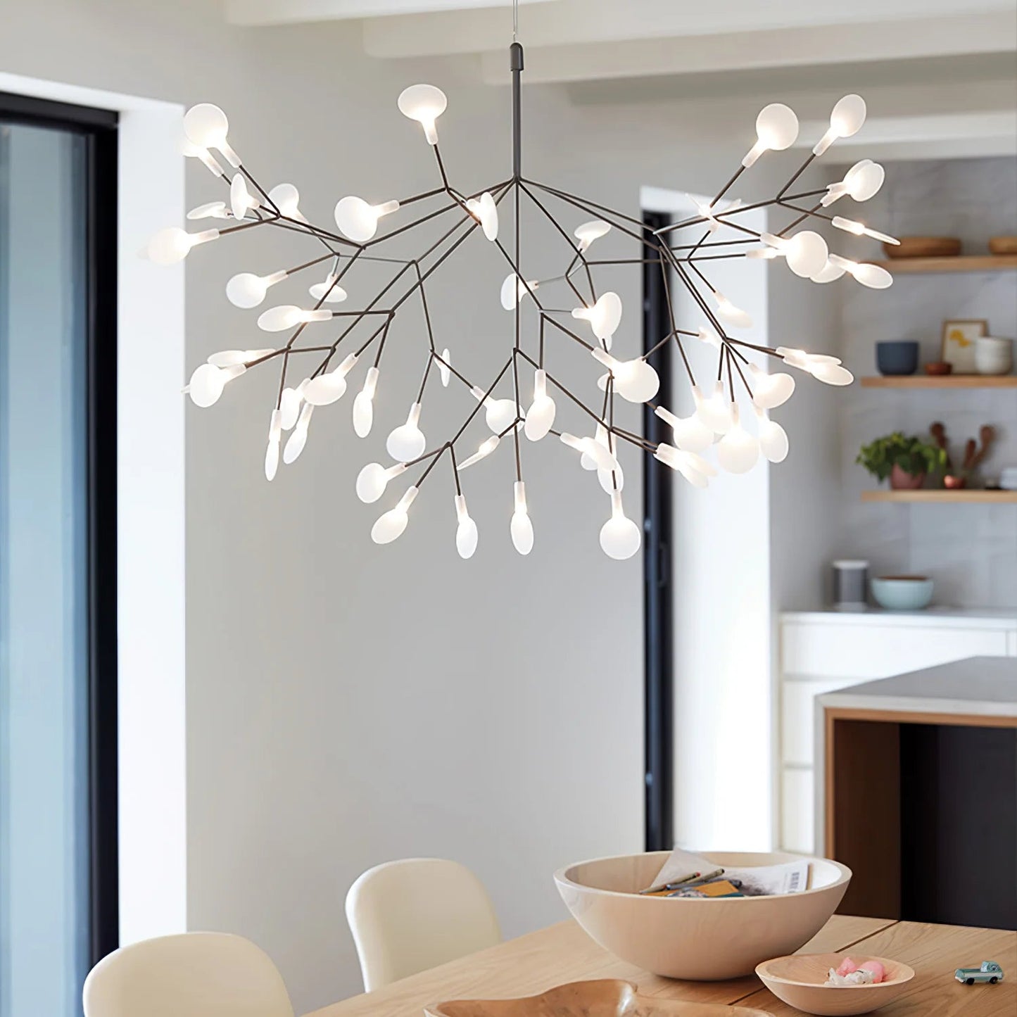 Aura Chandelier Exclusive Firefly Sputnik Art Deco Living Room Bedroom