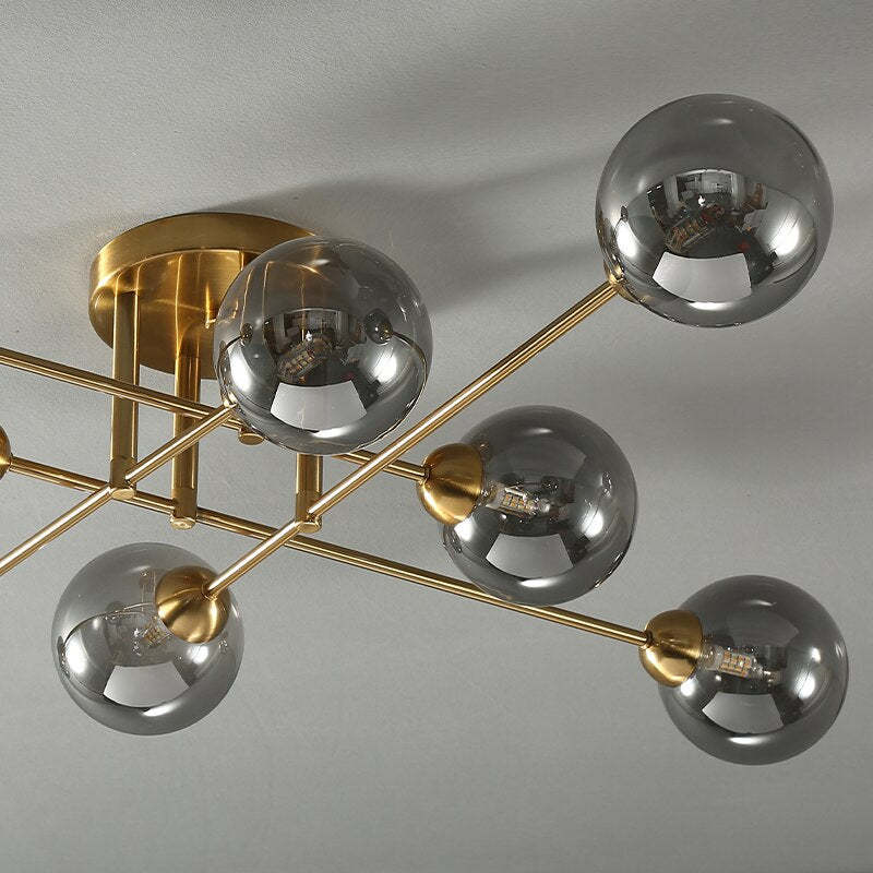 Mode Ceiling Light Industrial Globe Glass LED Living Room Dinning Room