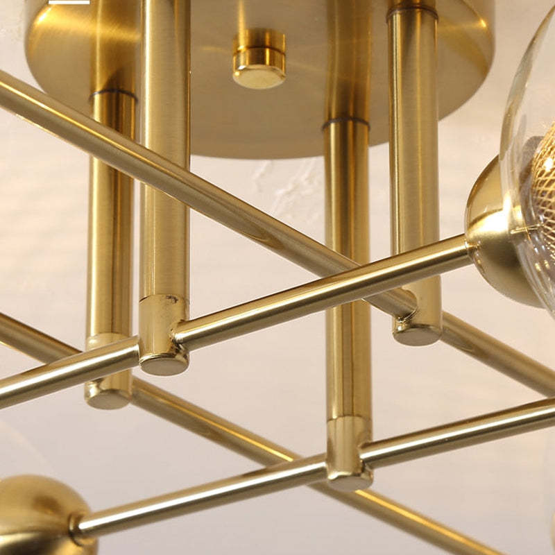 Mode Ceiling Light Industrial Globe Glass LED Living Room Dinning Room