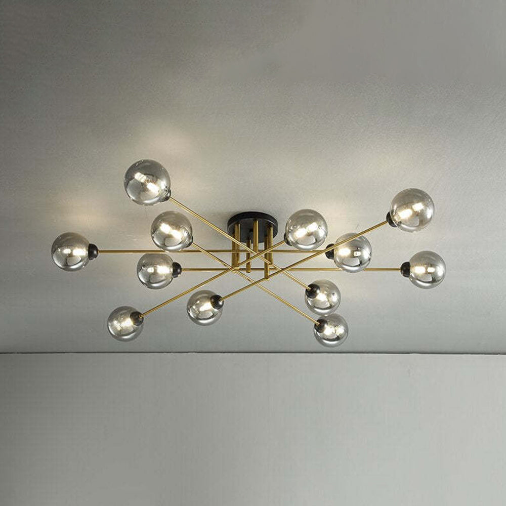 Mode Ceiling Light Industrial Globe Glass LED Living Room Dinning Room