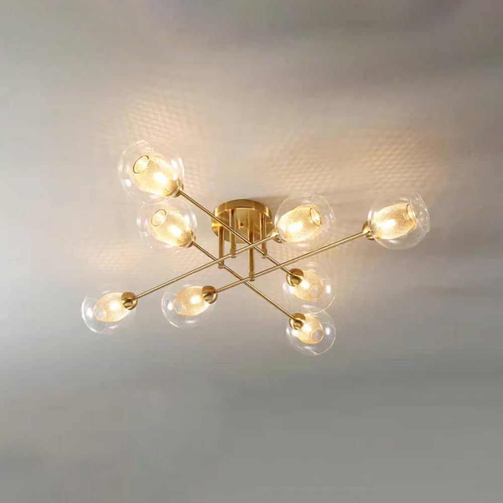 Mode Ceiling Light Industrial Globe Glass LED Living Room Dinning Room