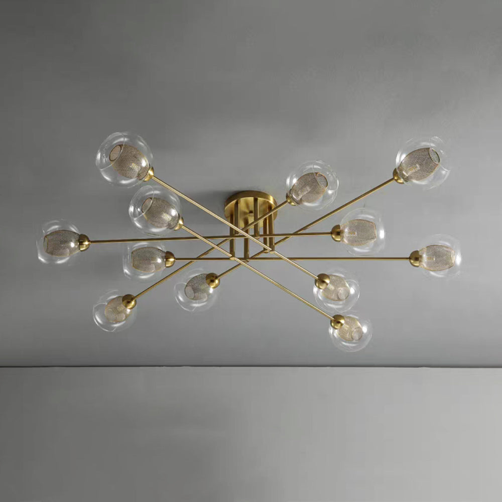 Mode Ceiling Light Industrial Globe Glass LED Living Room Dinning Room
