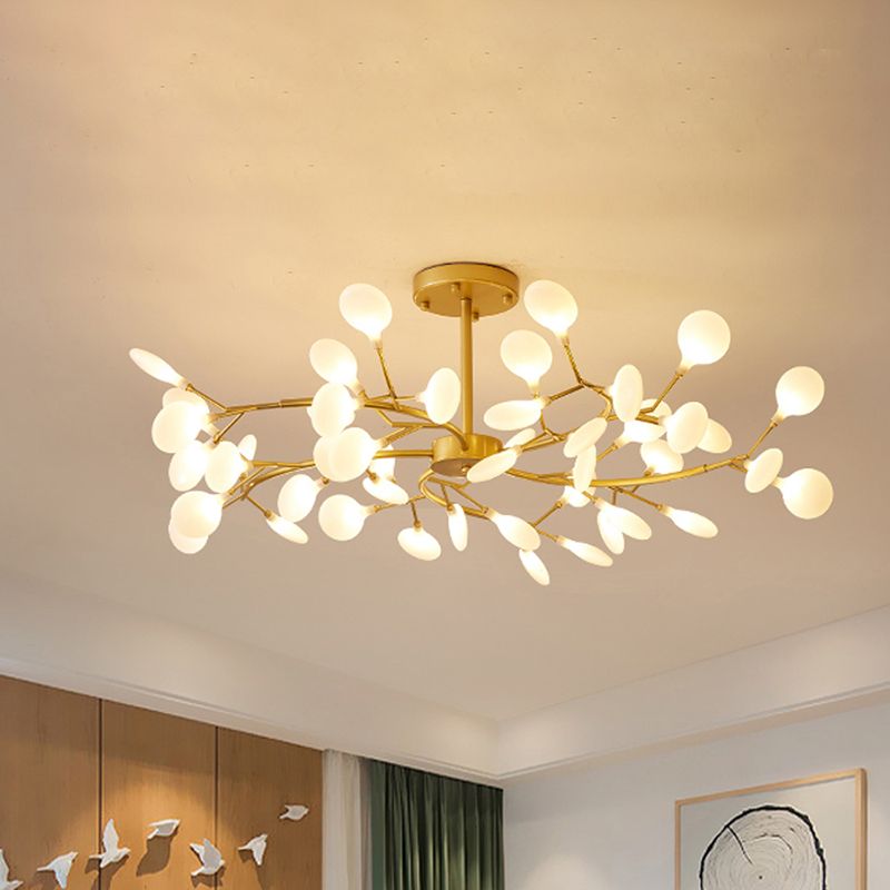 Aura Chandelier Single Firefly Branch Art Deco Living Room Bedroom