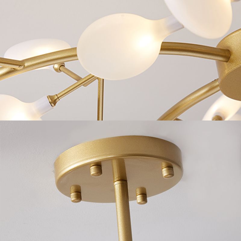Aura Chandelier Single Firefly Branch Art Deco Living Room Bedroom