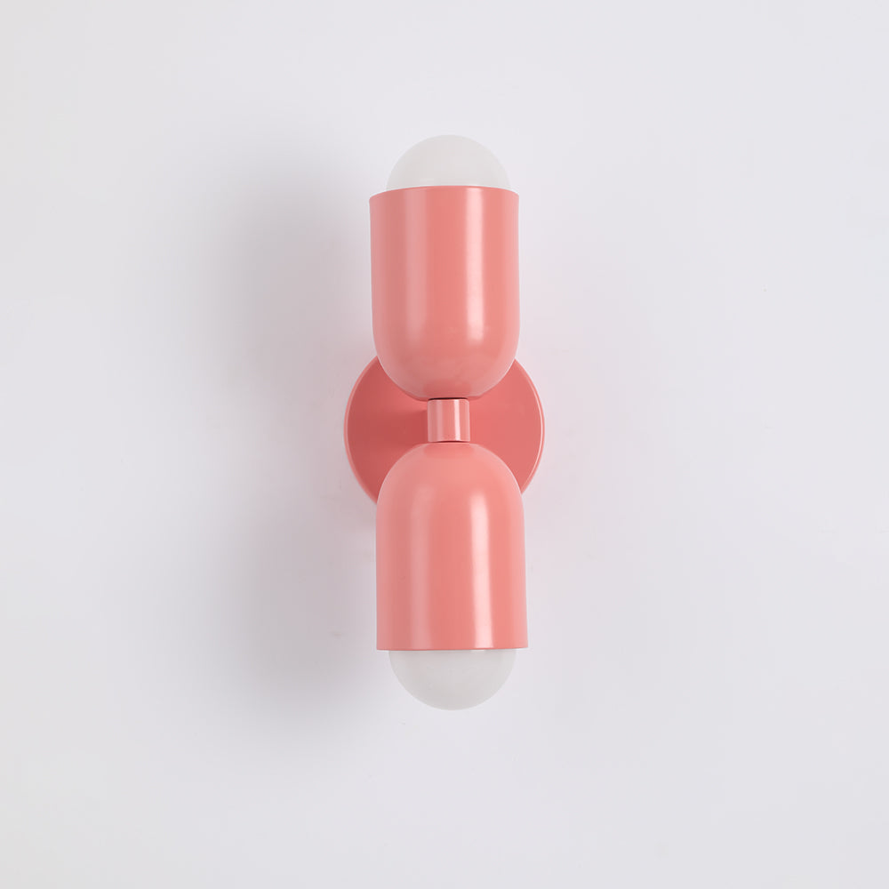 Halo Wall Lamp Decoration Modern Art Coloured Two Heads Living Room