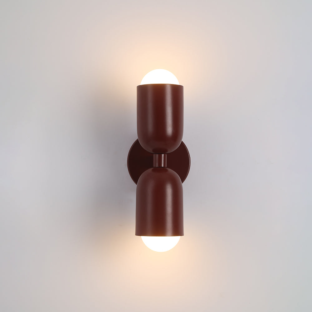 Halo Wall Lamp Decoration Modern Art Coloured Two Heads Living Room