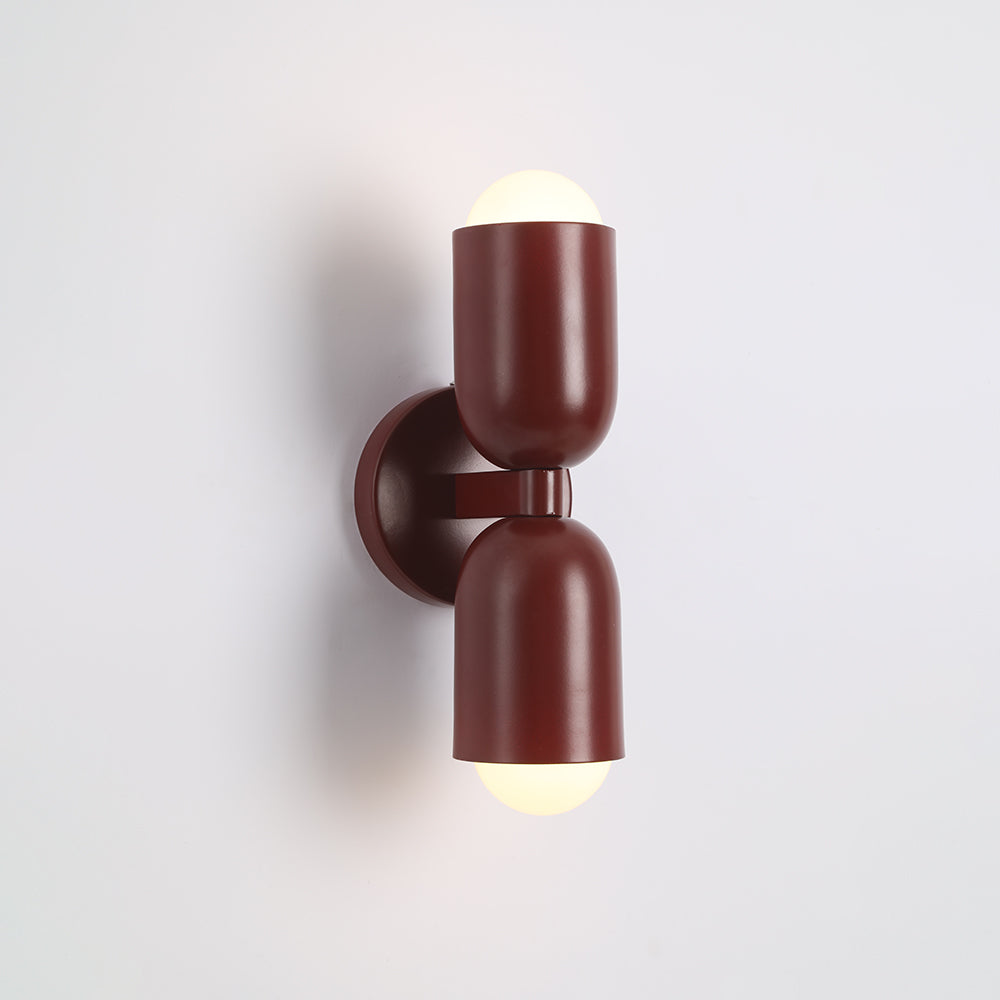 Halo Wall Lamp Decoration Modern Art Coloured Two Heads Living Room