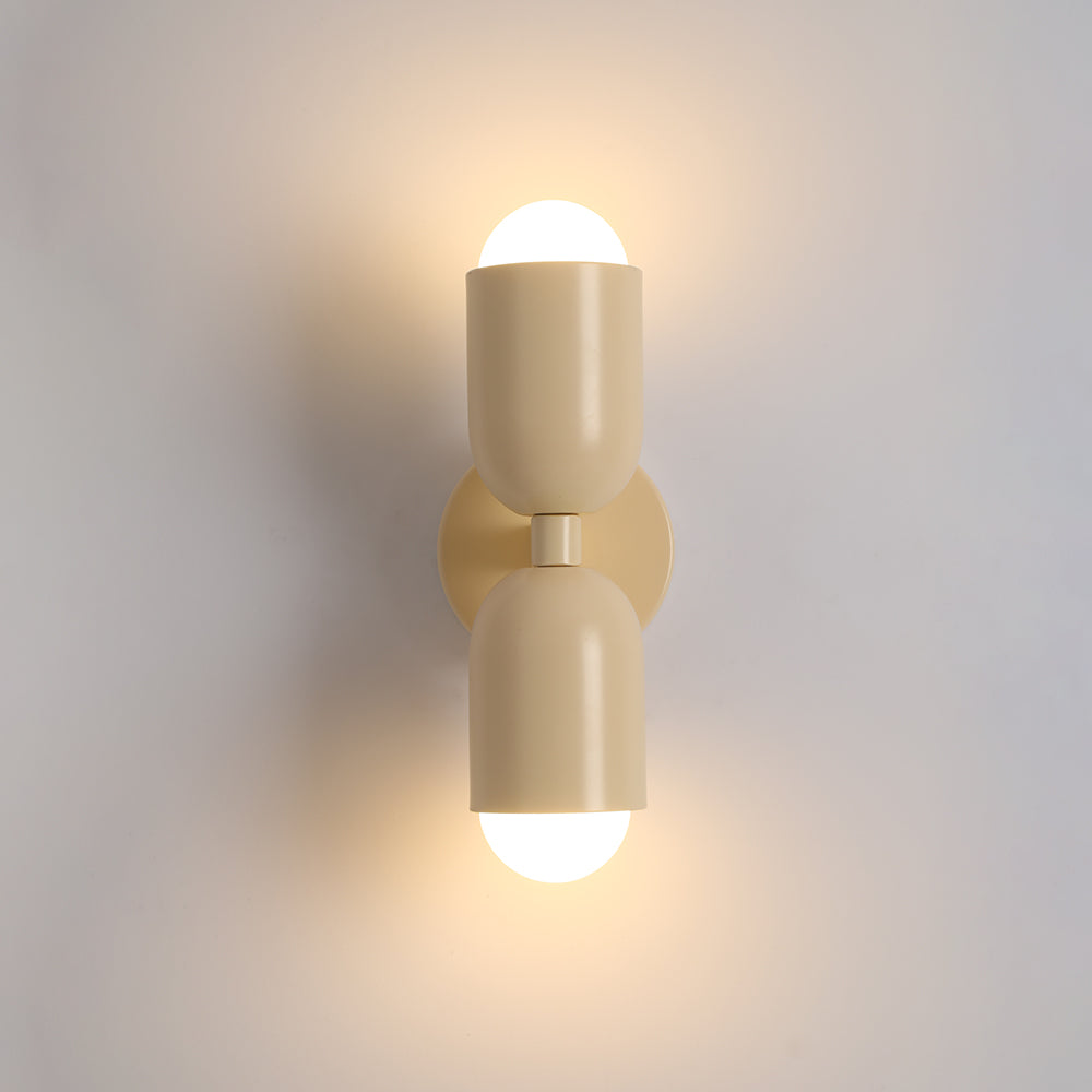 Halo Wall Lamp Decoration Modern Art Coloured Two Heads Living Room