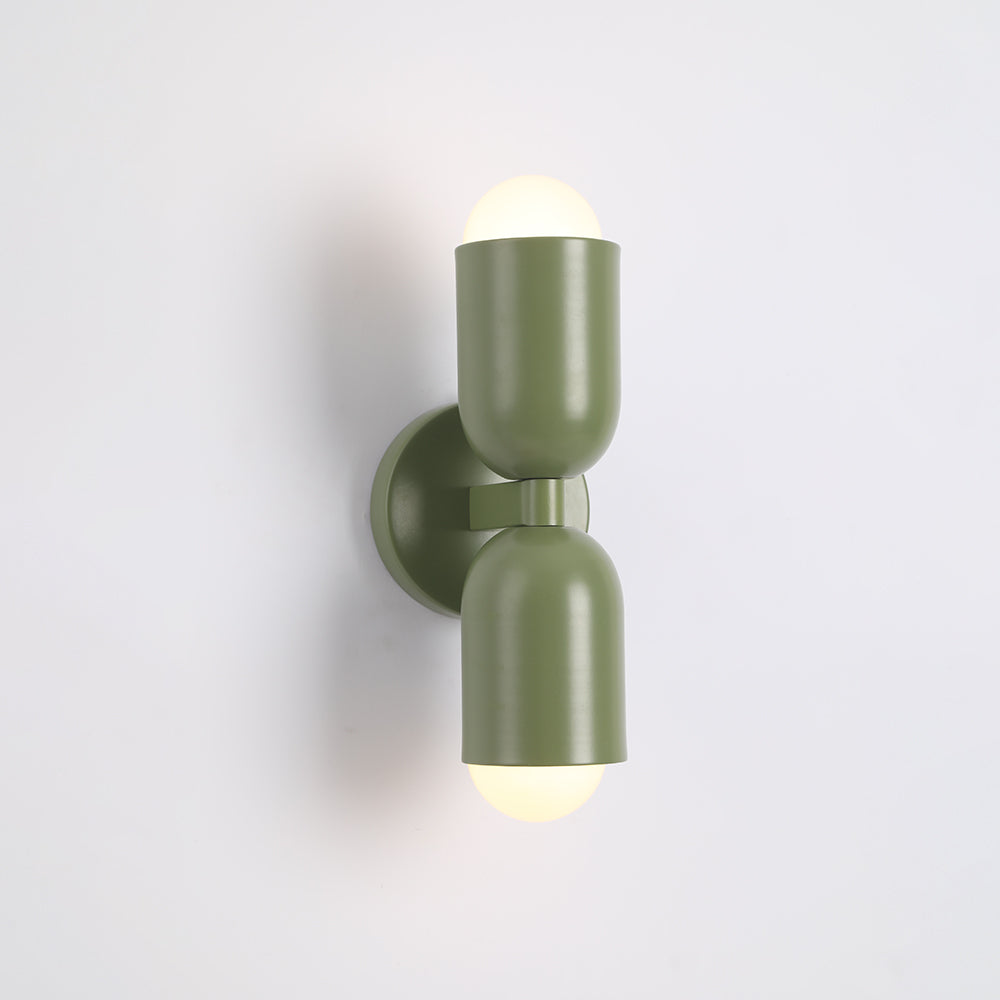 Halo Wall Lamp Decoration Modern Art Coloured Two Heads Living Room