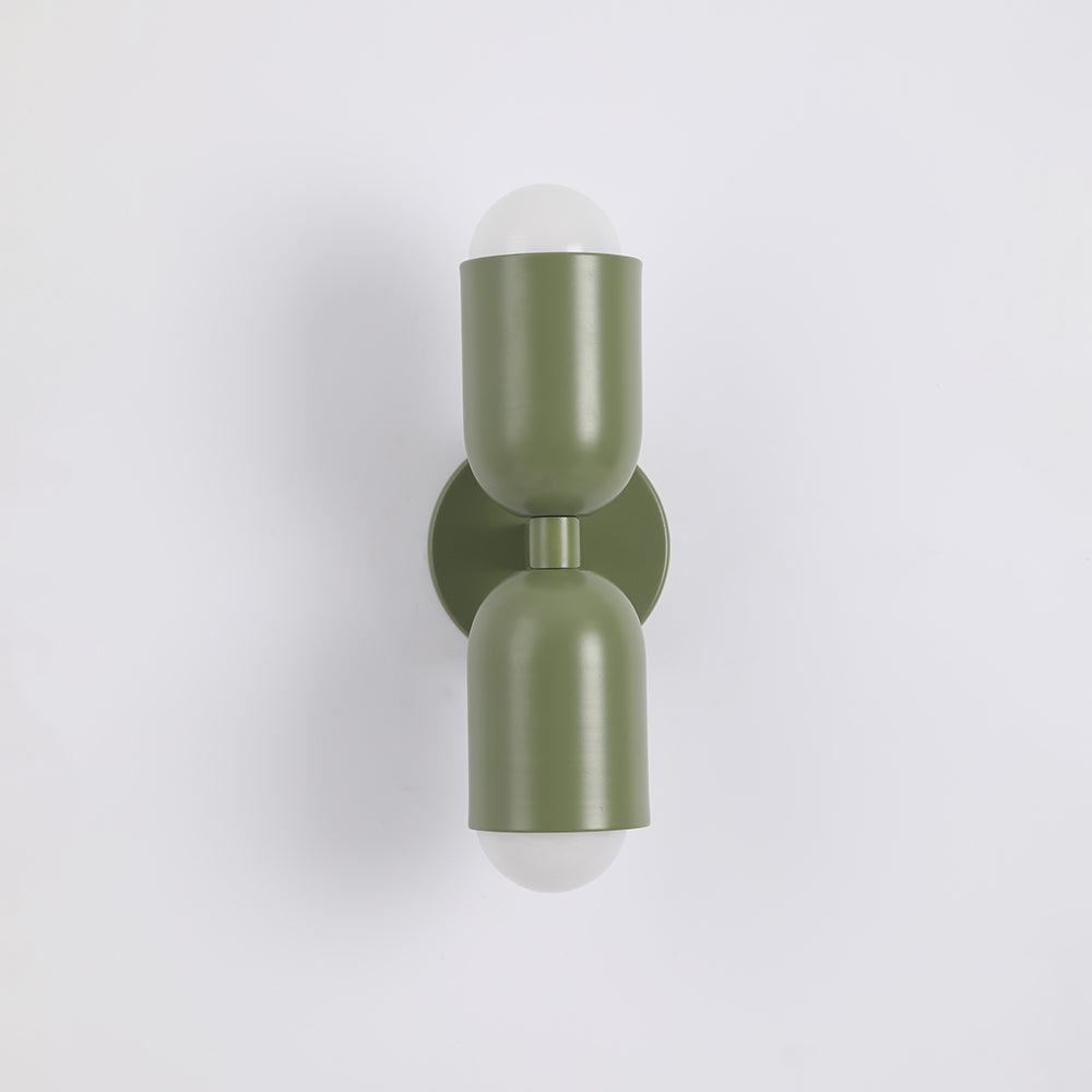 Halo Wall Lamp Decoration Modern Art Coloured Two Heads Living Room