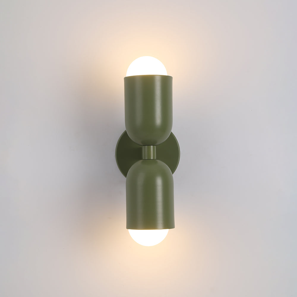 Halo Wall Lamp Decoration Modern Art Coloured Two Heads Living Room