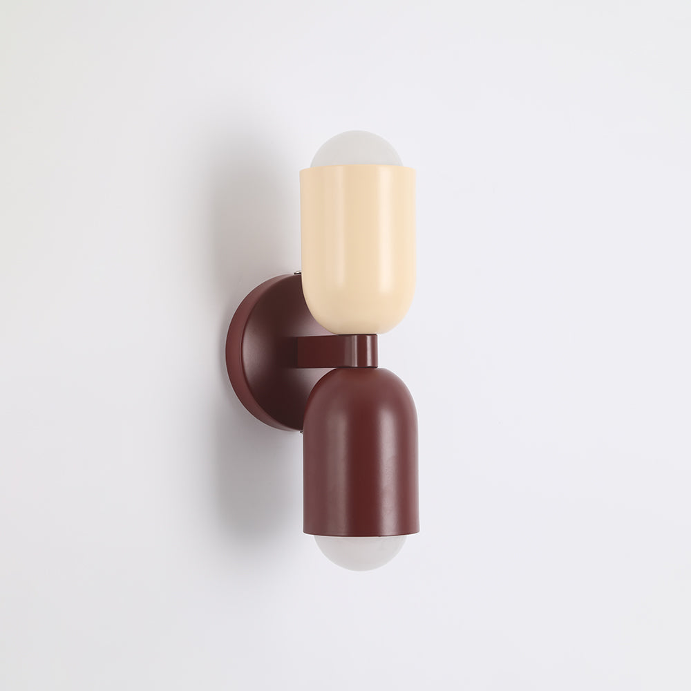 Halo Wall Lamp Decoration Modern Art Coloured Two Heads Living Room