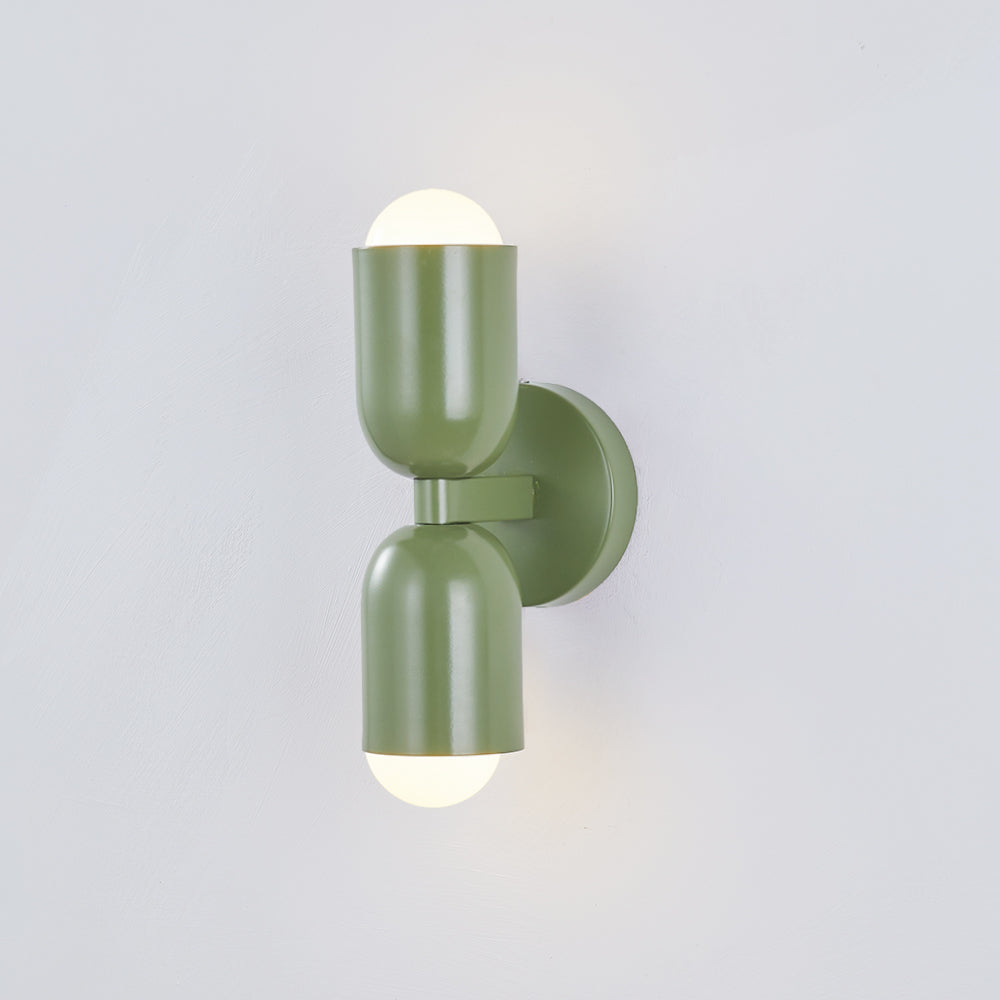 Halo Wall Lamp Decoration Modern Art Coloured Two Heads Living Room