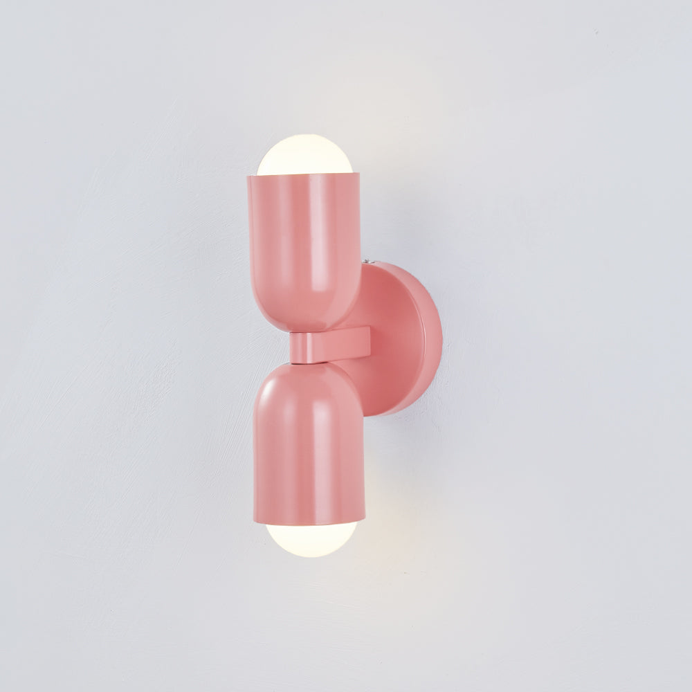 Halo Wall Lamp Decoration Modern Art Coloured Two Heads Living Room