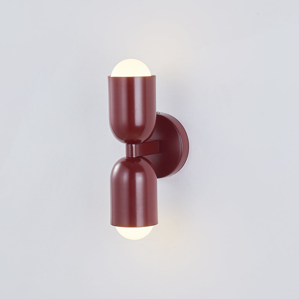 Halo Wall Lamp Decoration Modern Art Coloured Two Heads Living Room